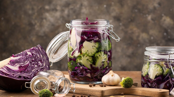 Beet and Cabbage Sauerkraut in a Jar Recipe