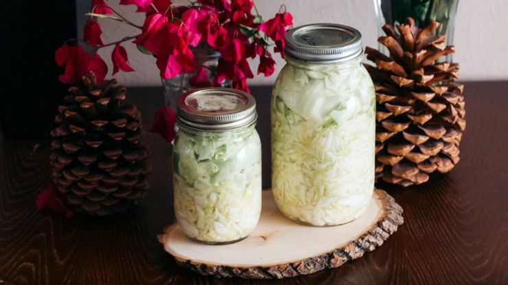 Easy Sauerkraut from Chinese Cabbage