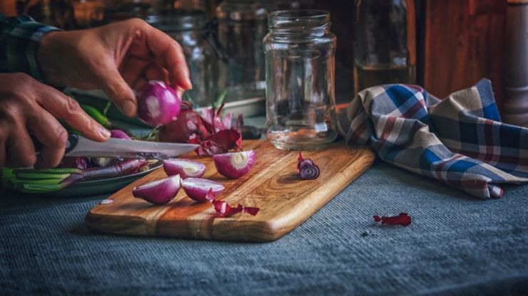 Fermented Red Onions