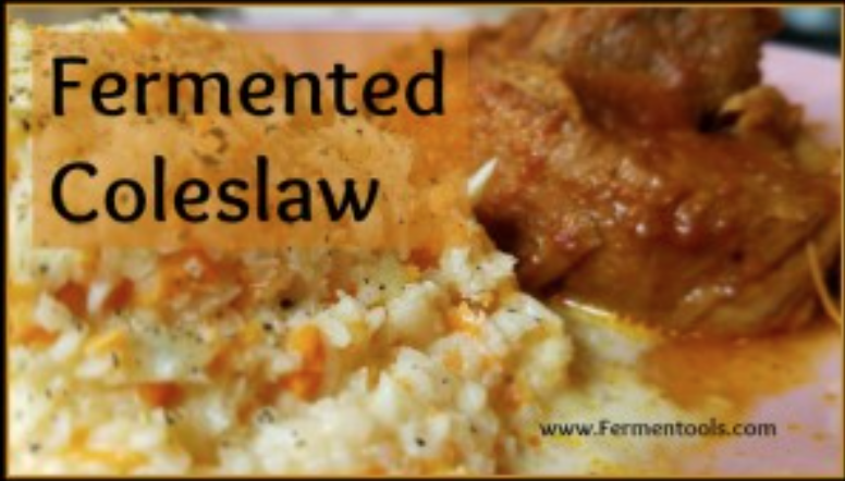 HOW TO MAKE FERMENTED COLESLAW