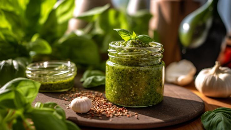 An Amazing Fermented Basil Pesto Recipe