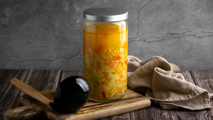 Sauerkraut in a Jar