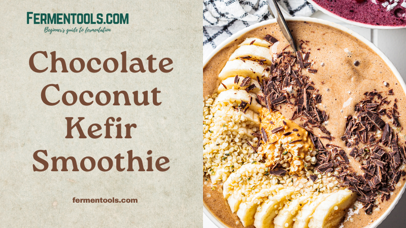 Chocolate Coconut Kefir Smoothie