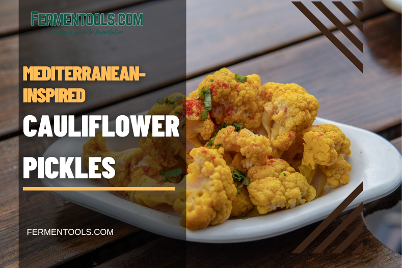 Mediterranean-Inspired Cauliflower Pickles