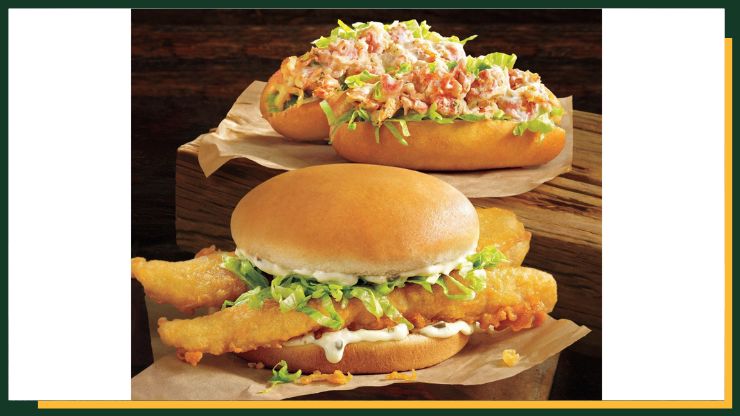 Captain D's Seafood Kitchen's Deluxe Fish Sandwich