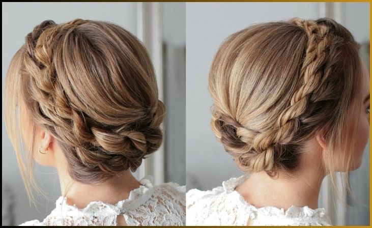 Twisted Crown Updo