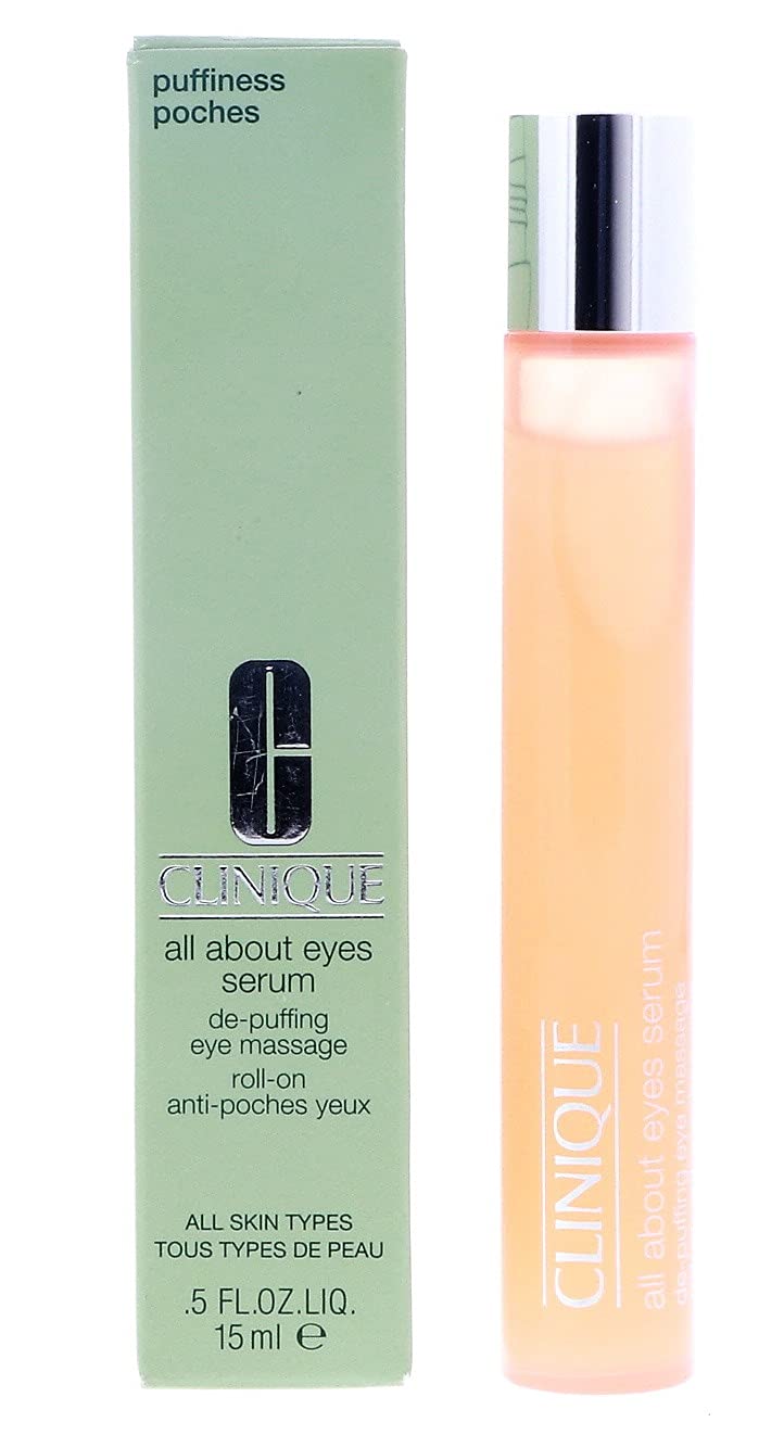 Clinique All About Eye Serum De-puffing Eye Massage, 0.5 Ounce