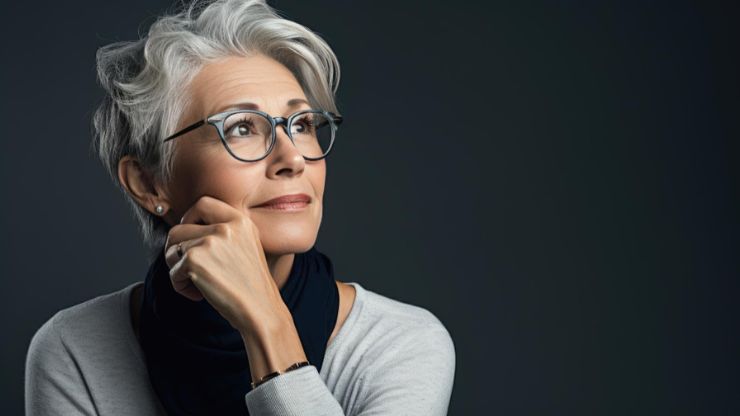 7 Elegant Hairstyles for Women Over 60 with Glasses