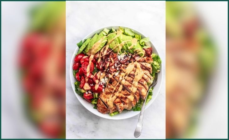 Grilled Chicken Salad with Avocado