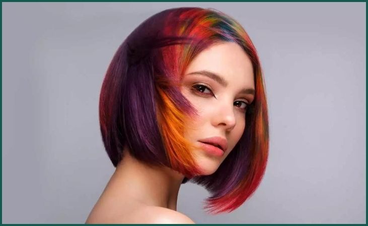 Long, Vibrant-Colored Hair