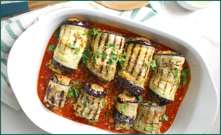 Mediterranean Eggplant Roll-Ups