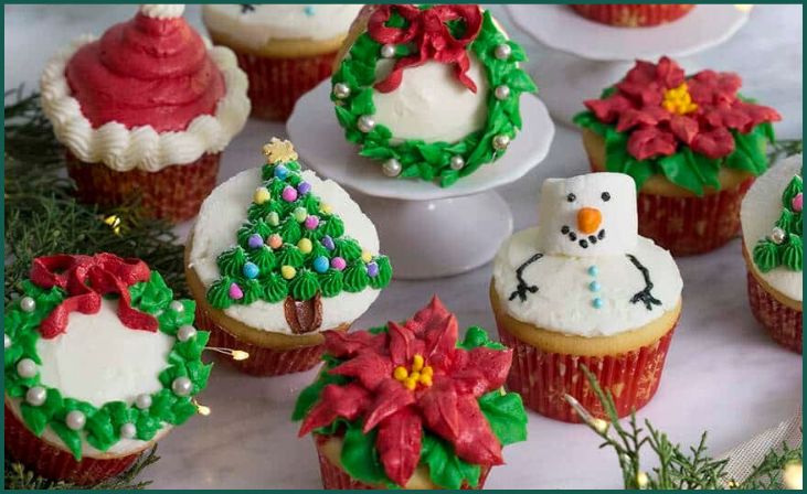 Holiday-themed Cupcakes