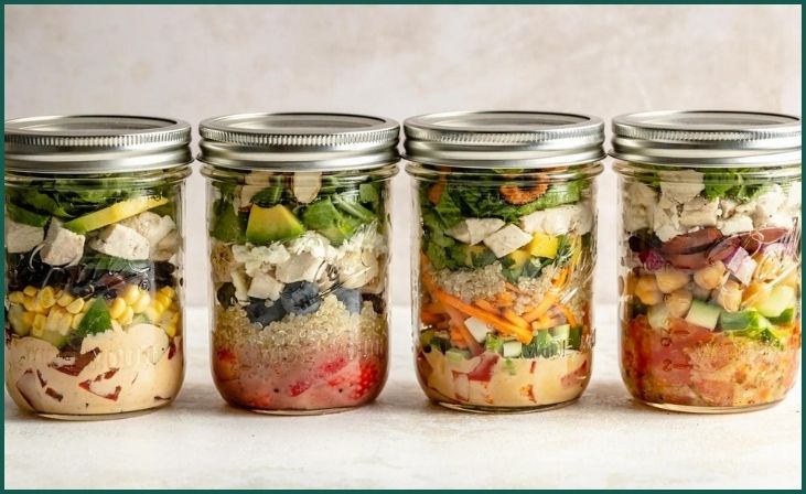 Portable and Protein-Packed Mason Jar Salads