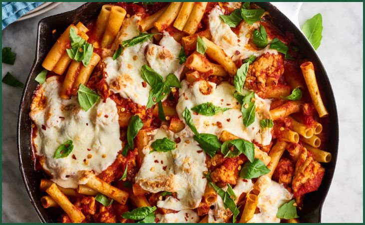 Baked Ziti with Ground Turkey