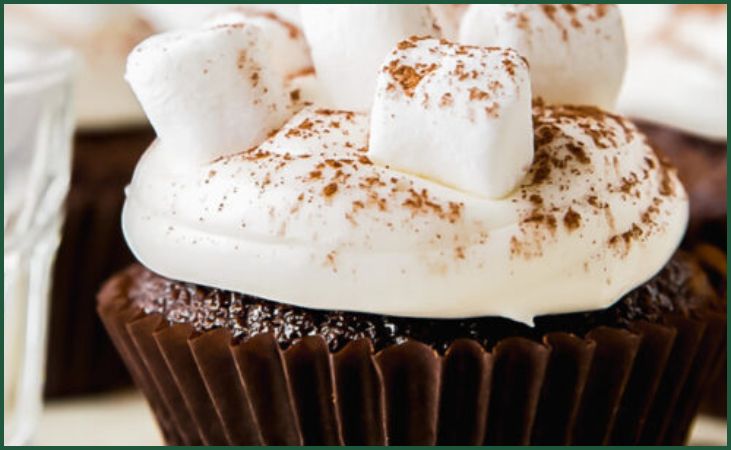 Hot Chocolate Cupcakes