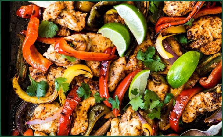 One-Pan Chicken Fajitas