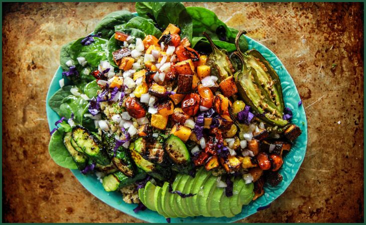 Quinoa Salad with Roasted Vegetables